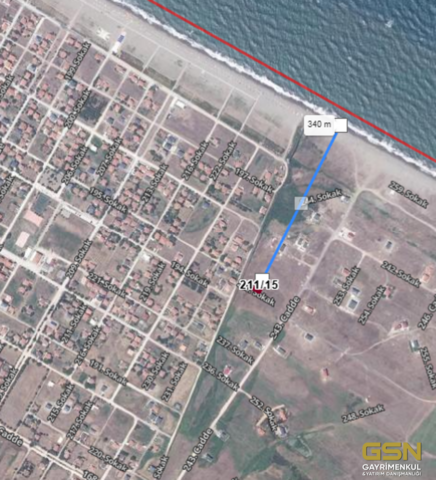11-ÇANAKKALE BİGA ÇEŞMEALTI MEVKİİNDE DENİZE 500 M. MESAFEDE VİLLA İMARLI ARSA